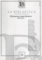 Portada de El presente como historia 2001-2011