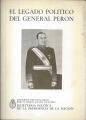 Portada de El legado político del General Perón