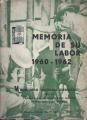 Portada de SUPE: Memoria de su labor, 1960-1962
