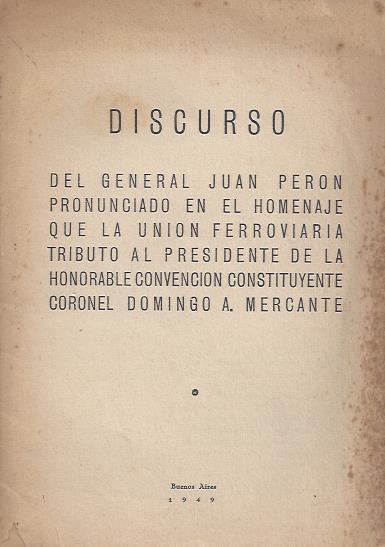 Peron 1949 Discursos Tomo I, PDF, Buenos Aires